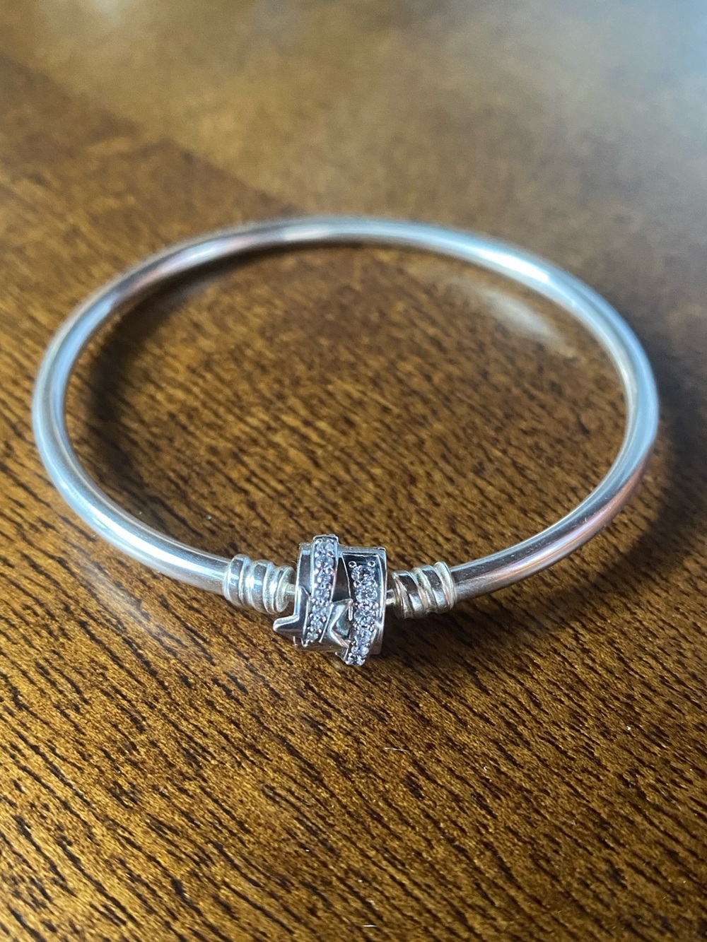 Pandora Shooting Star Limited Edition Silver Bangle Bracelet